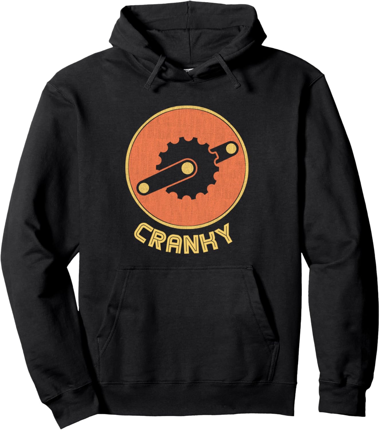 Bicycle Cranky Retro design For Cycling Lovers Pullover Hoodie