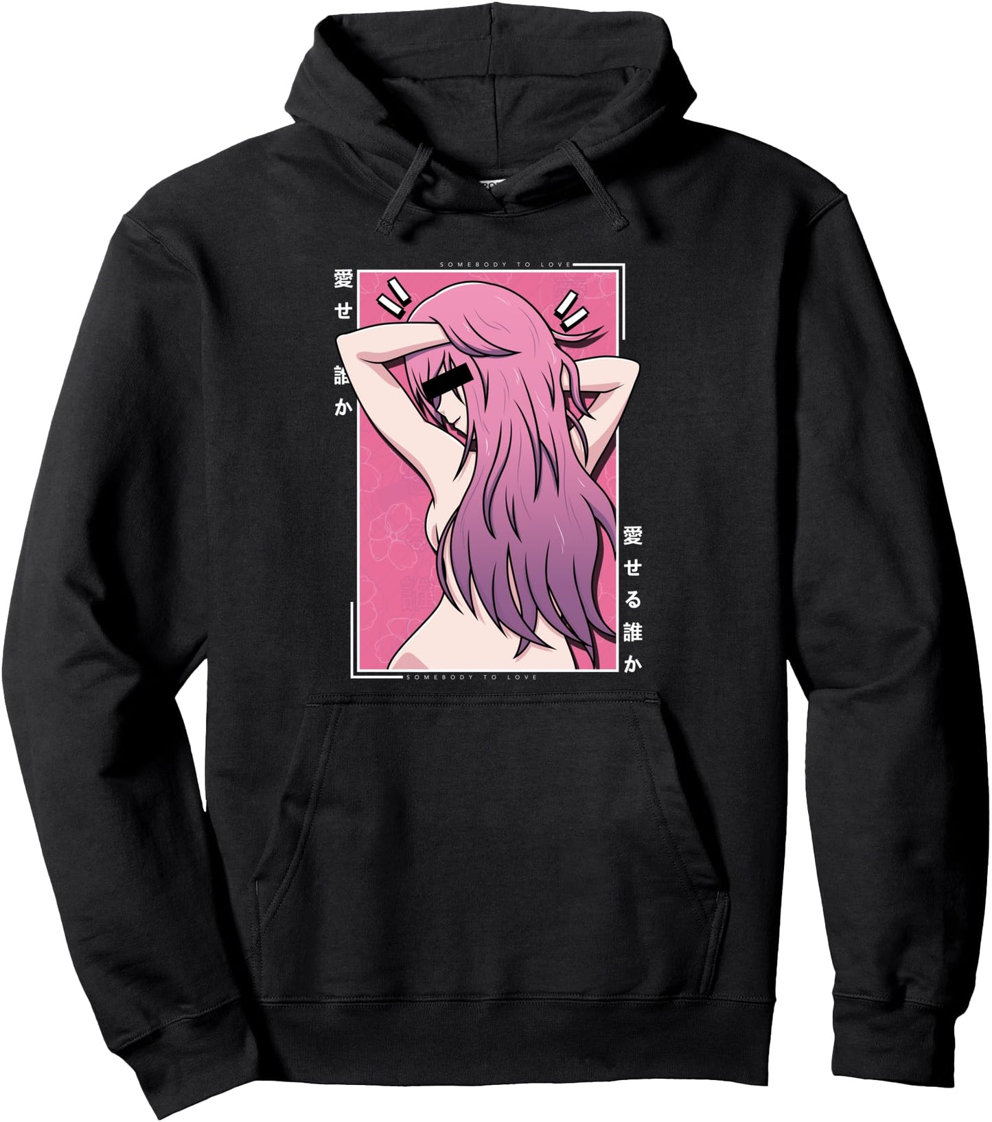 Waifu Anime Girl Somebody To Love Japanese Aesthetic Pullover Hoodie