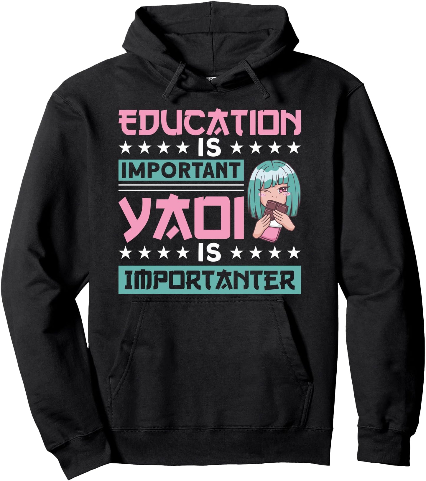 Education Is Important Yaoi Is Importanter Anime Yaoi Pullover Hoodie