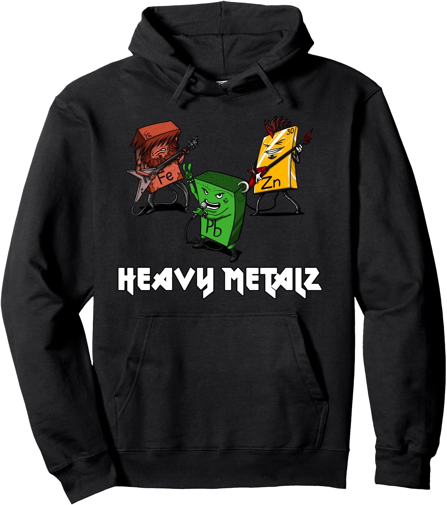 Heavy Metals Chemistry Science Funny Men Women Hoodie