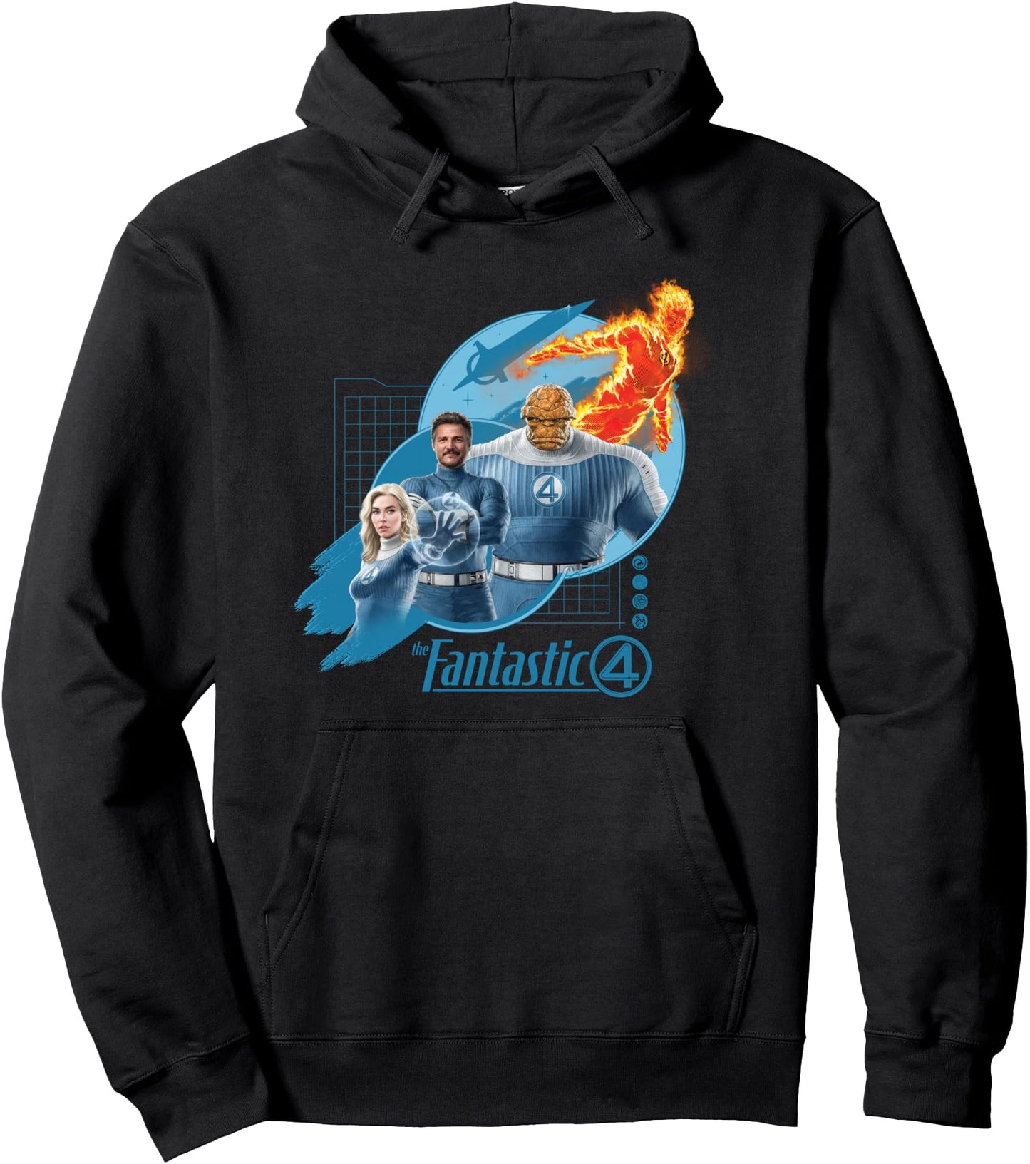 Marvel The Fantastic Four: First Steps Grid Group Shot Pullover Hoodie
