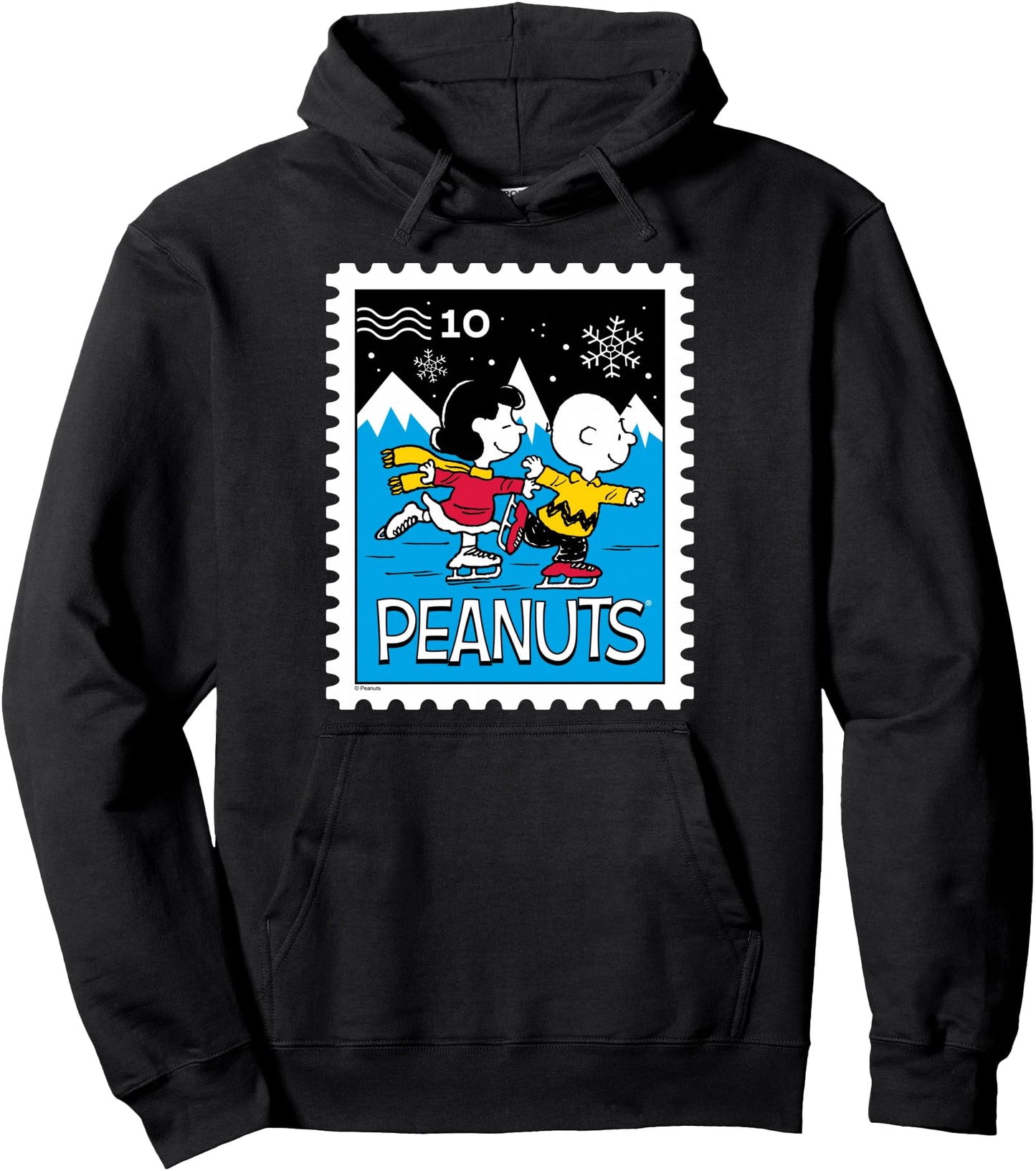 Lucy and Charlie Winter Stamp Pullover Hoodie