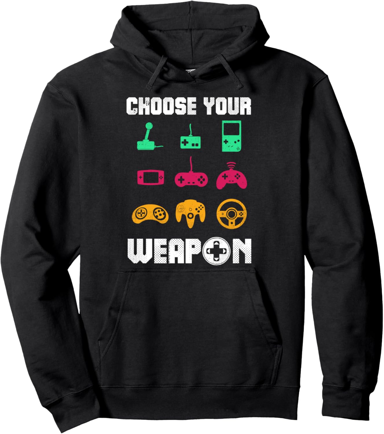 Choose Your Weapon Gamepads Cool Gaming Christmas Gift Pullover Hoodie