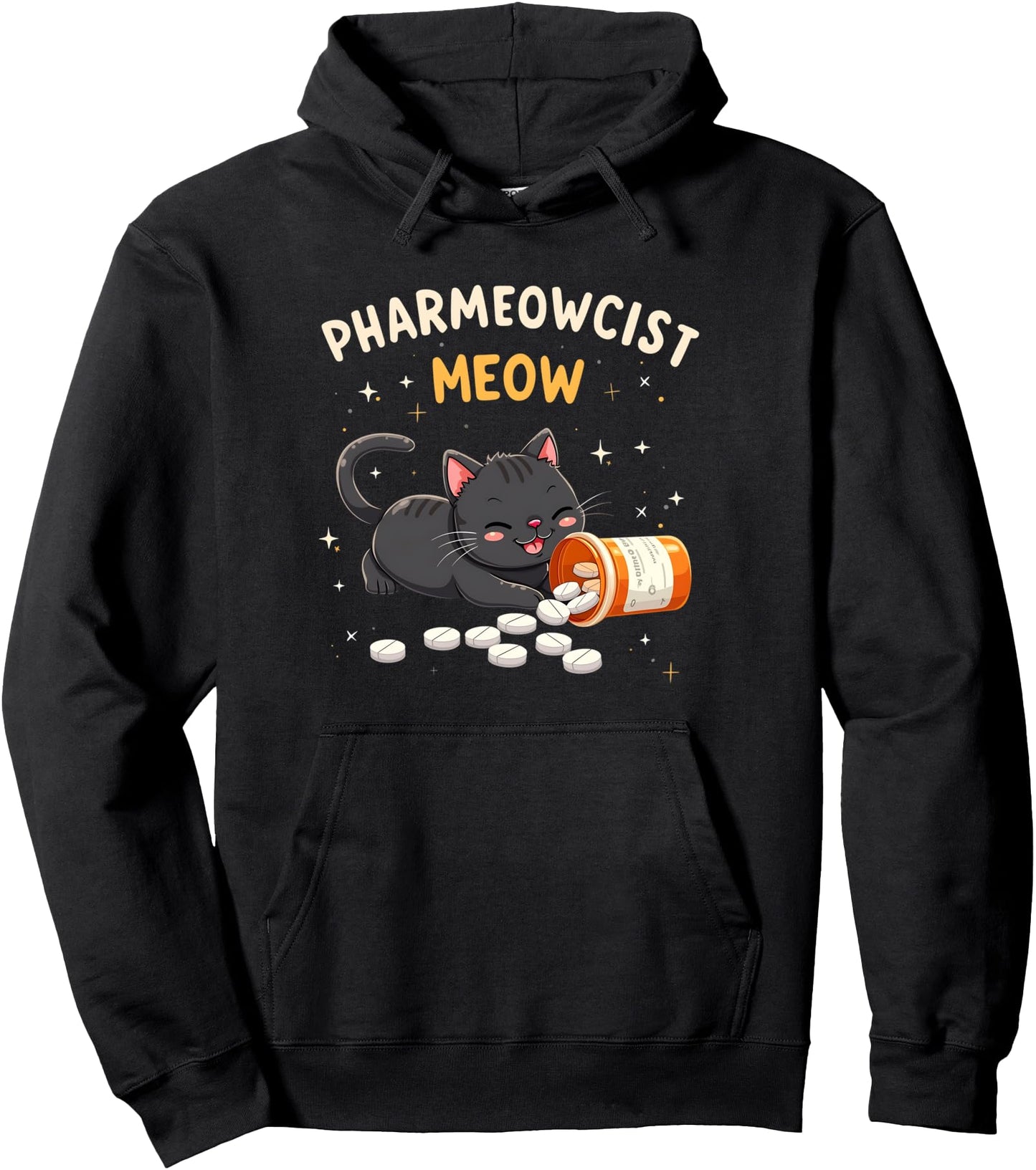 Pharmacist Cat Lover Medicine Pharmeowcist Pullover Hoodie