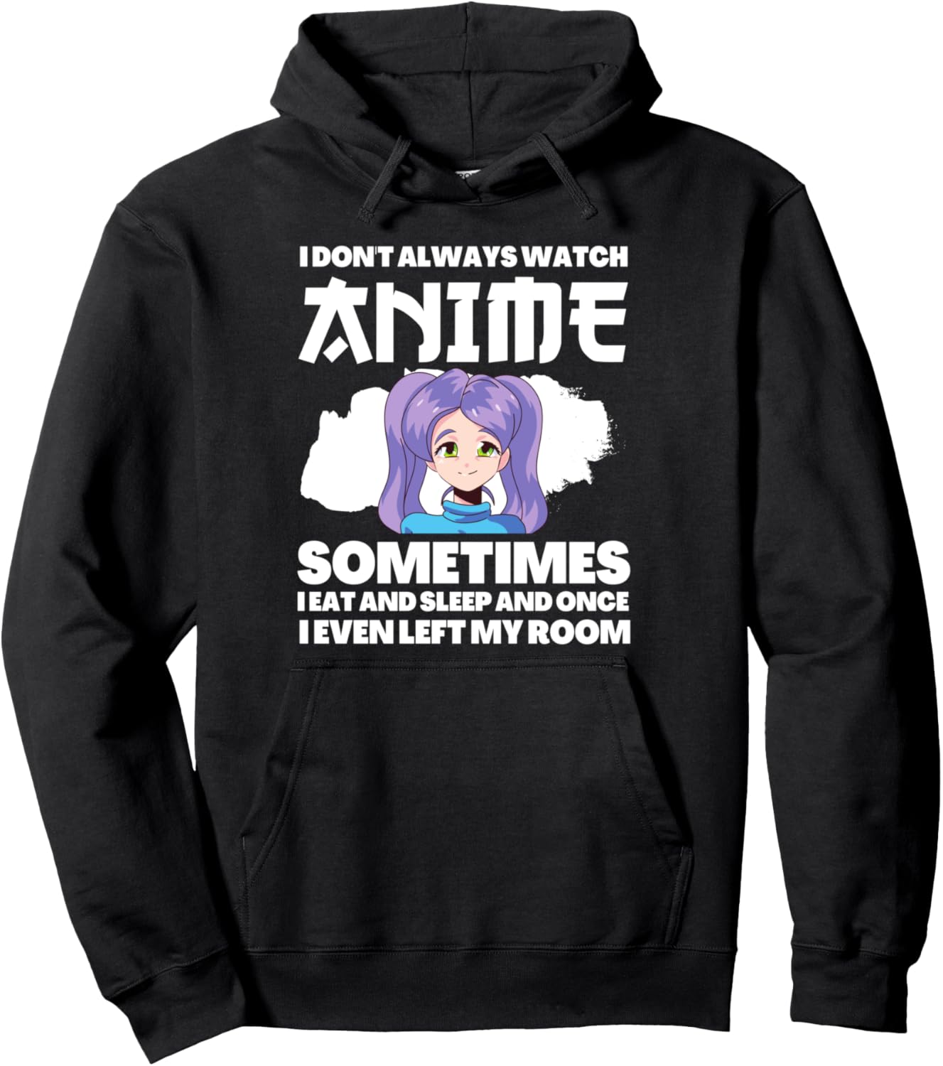 Funny Japanese Anime Manga Kawaii Watch Anime Pullover Hoodie