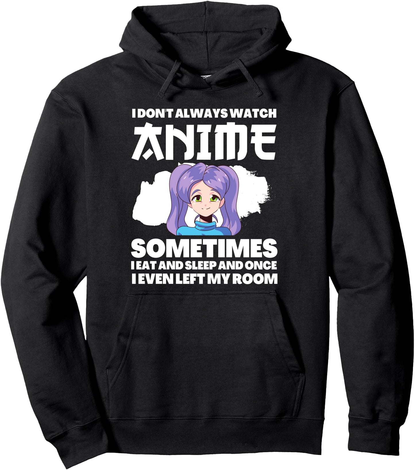 Funny Japanese Anime Manga Kawaii Watch Anime Pullover Hoodie