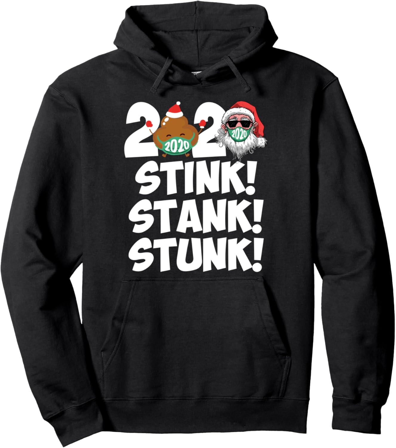 Christmas 2020 - Stink Stank Stunk Family Matching Xmas Pullover Hoodie