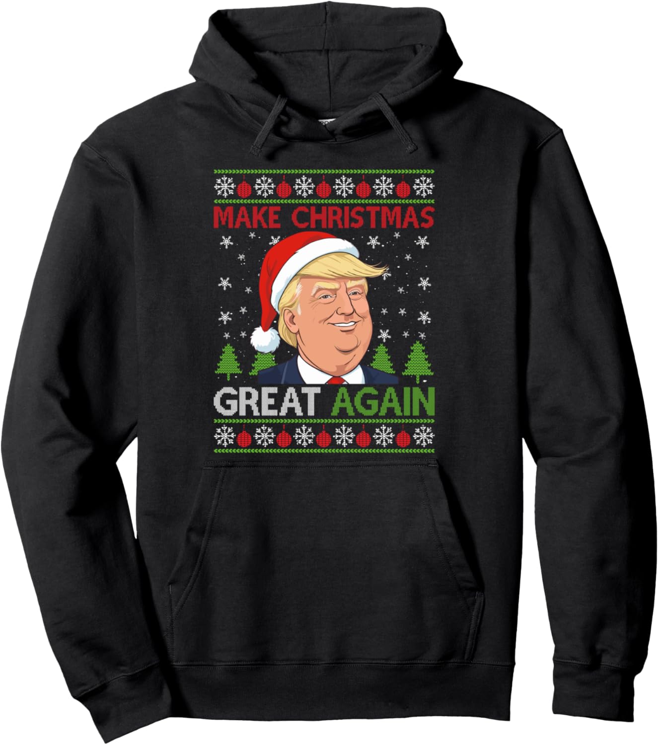 Christmas Holiday Pullover Hoodie