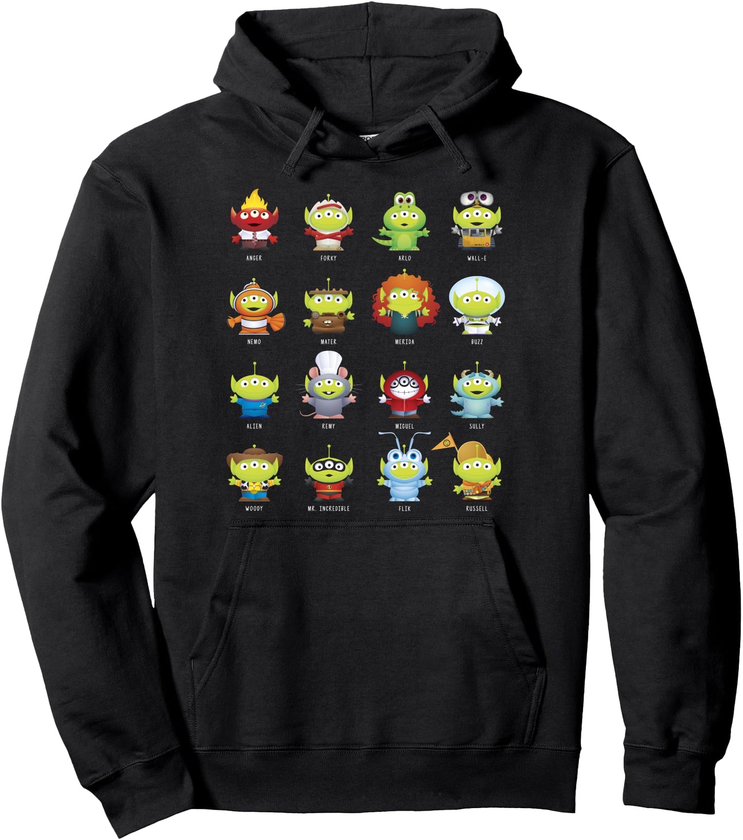 Disney Pixar Aliens Character Costumes Pullover Hoodie