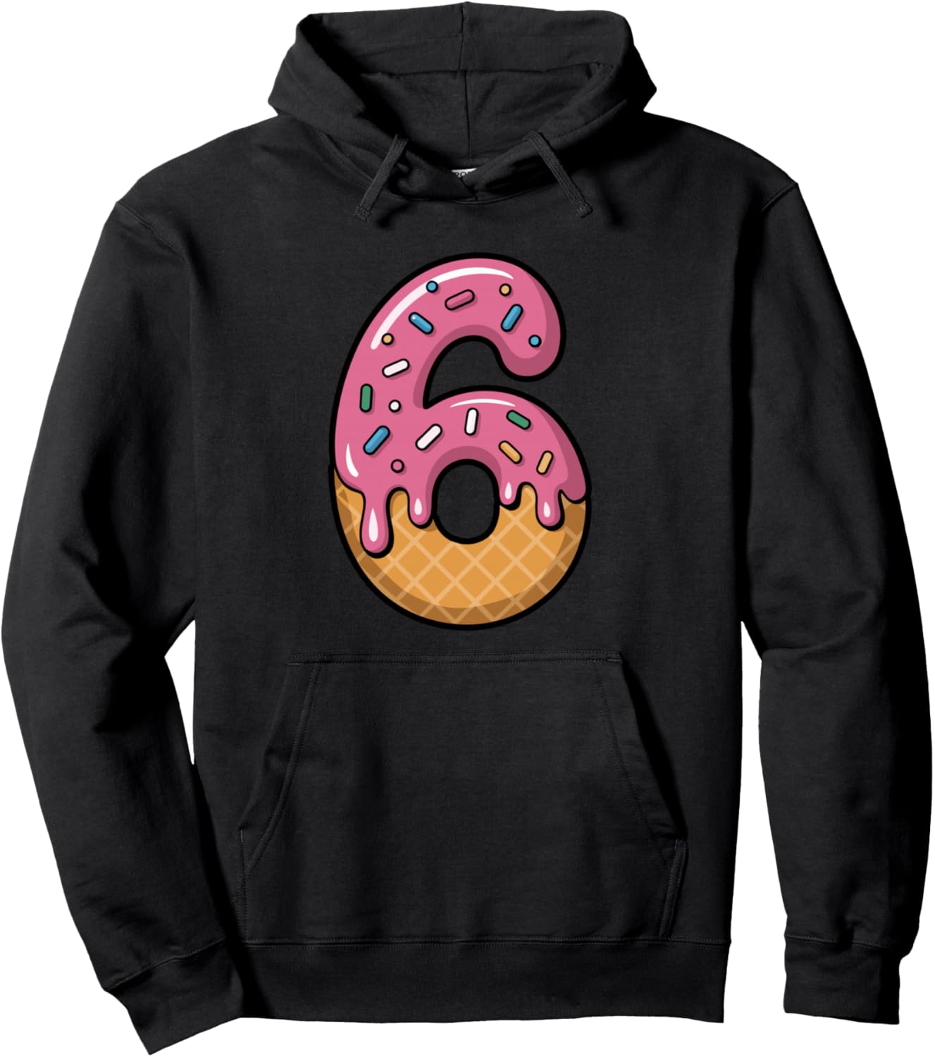 Number 6 Ice Cream Drip 67 Meme Couple Matching Halloween Pullover Hoodie