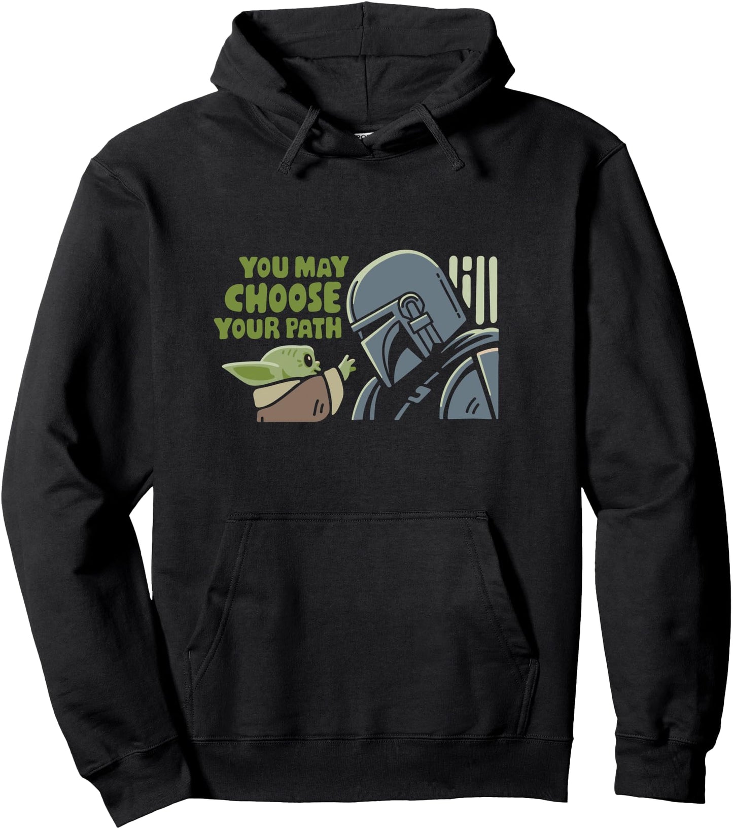 Star Wars The Mandalorian Mando Grogu Choose Your Path Pullover Hoodie