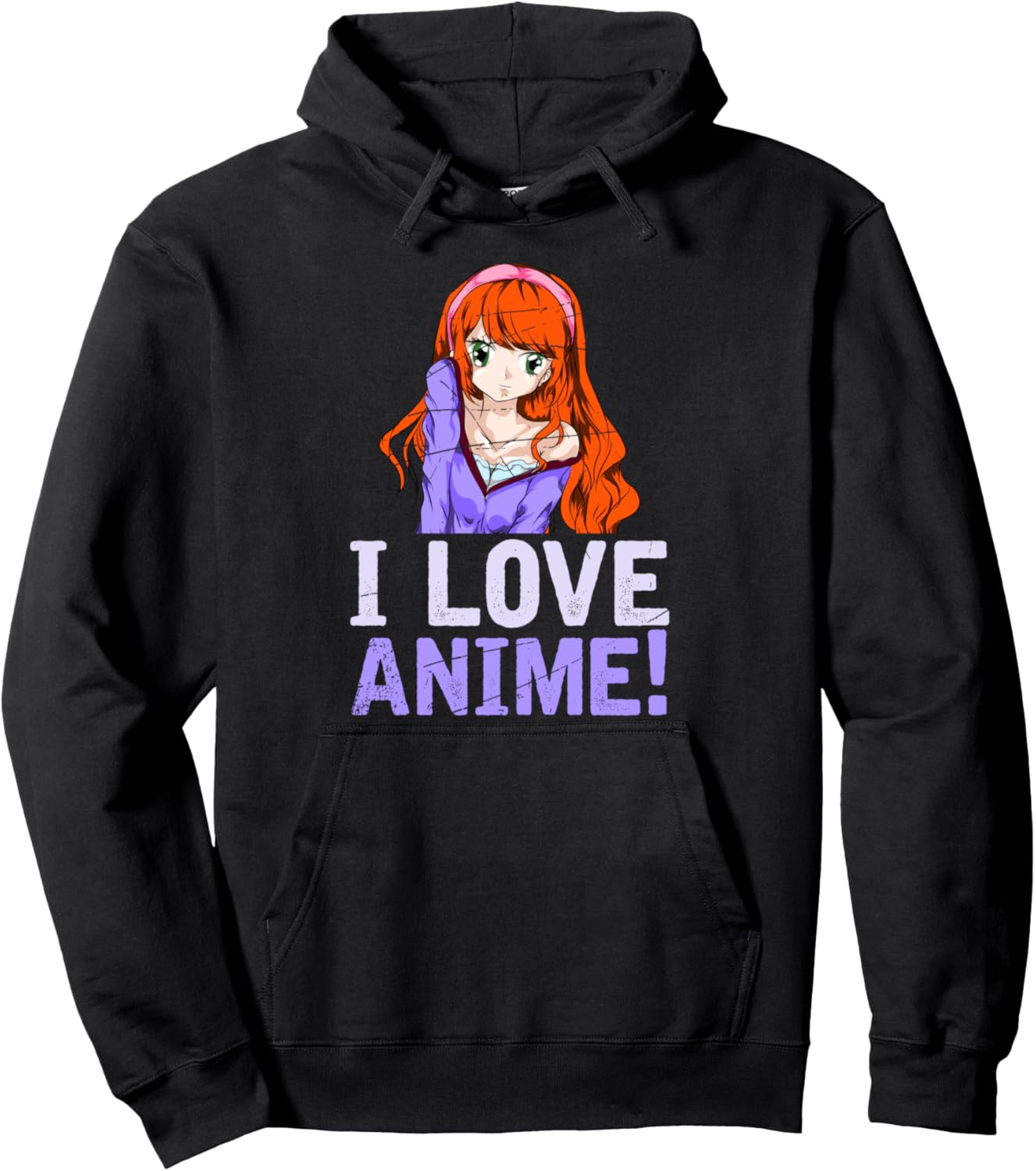 Kawaii Manga Japanese Anime Lover Otaku Girls Gift Anime Pullover Hoodie