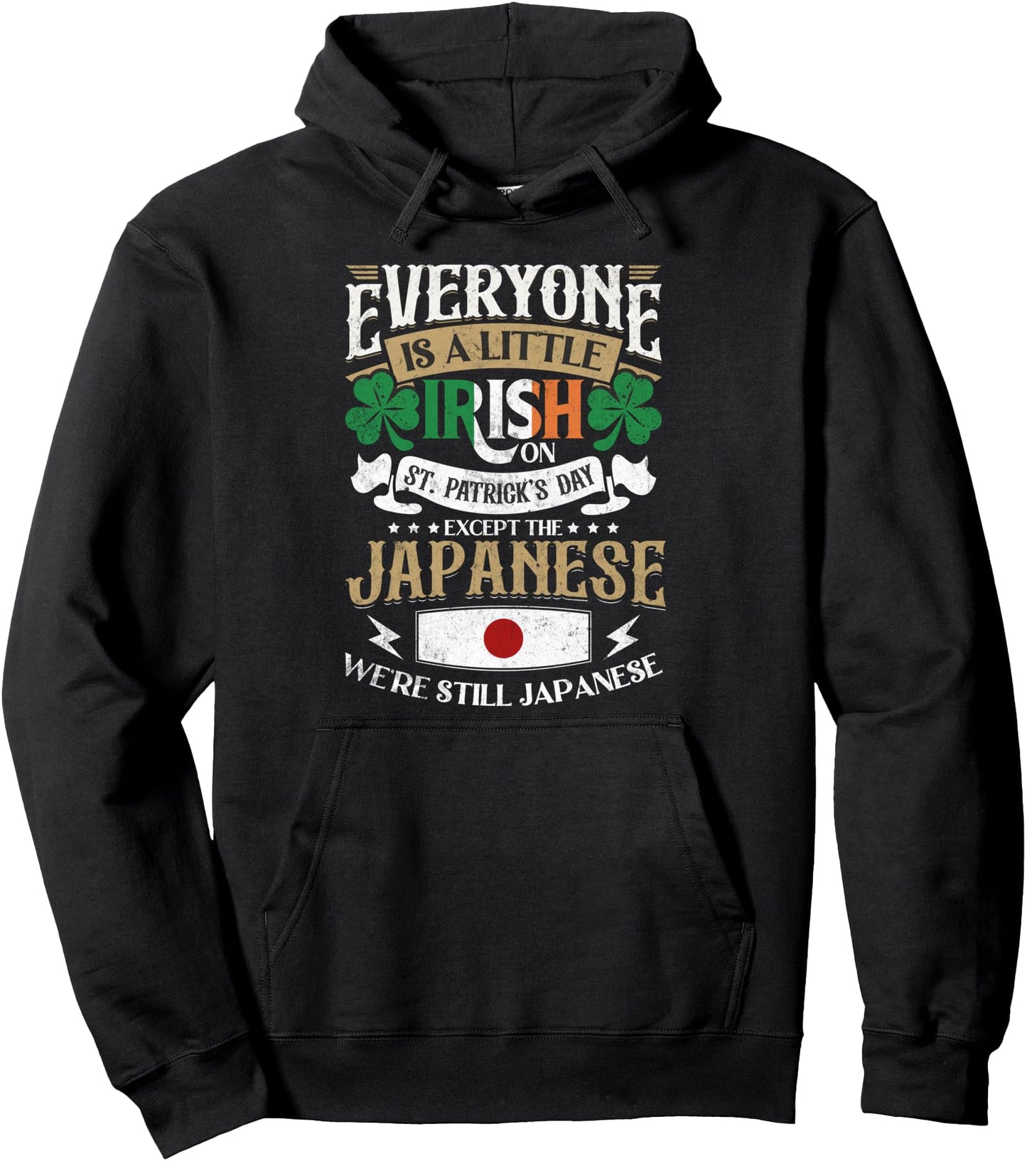 Japan St. Patricks Day Japanese Men & Women Pullover Hoodie