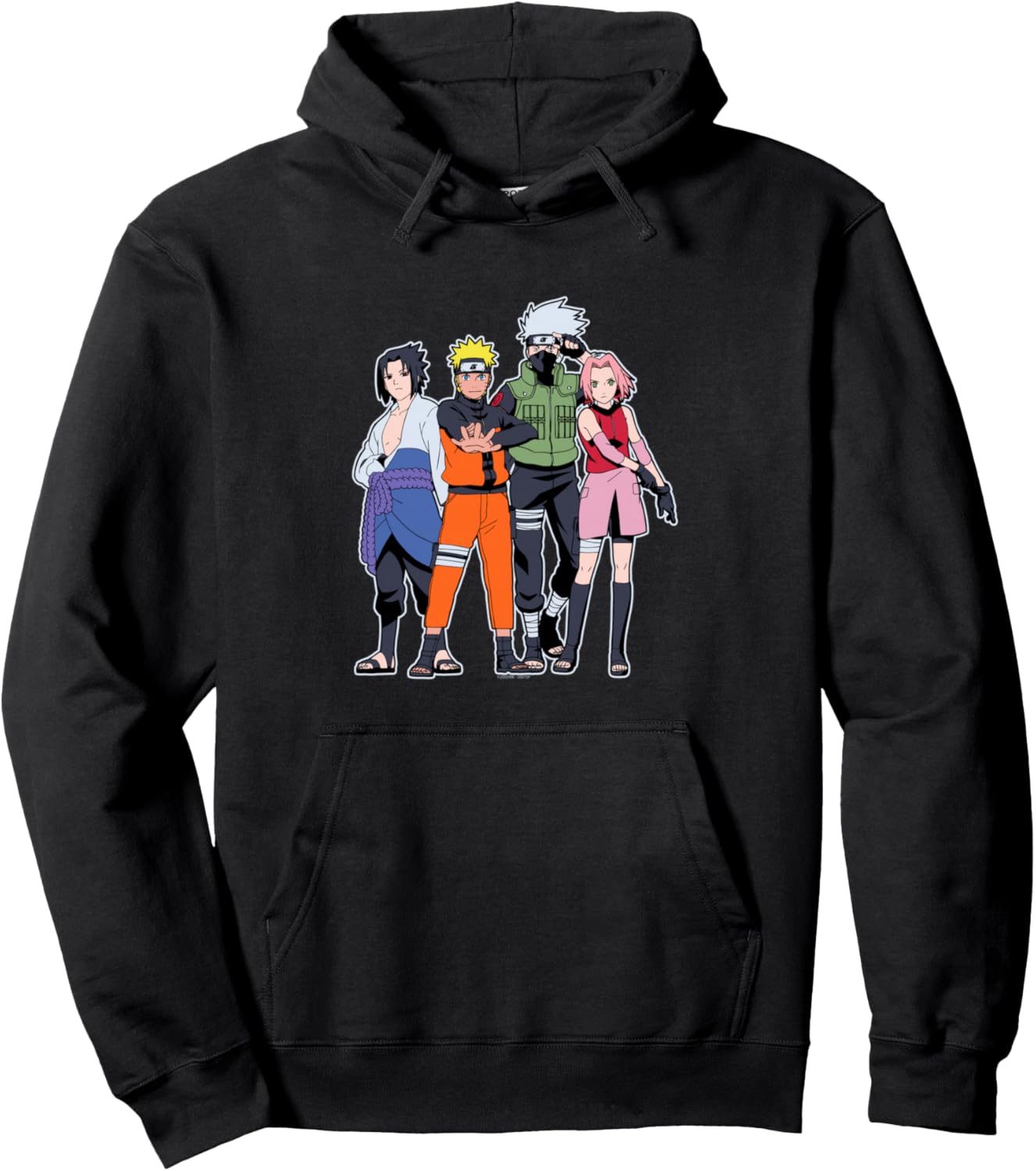 Naruto Shippuden Team 7 Group Anime Pullover Hoodie