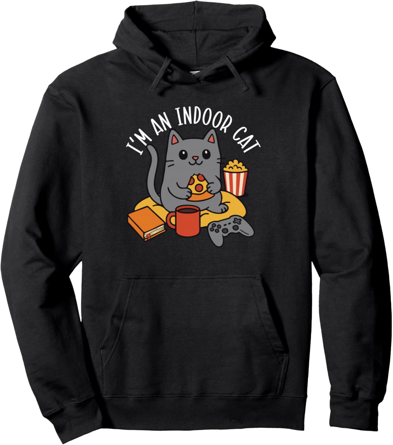I'm An Indoor Cat - Gaming Lover Gamer Video Games Pullover Hoodie