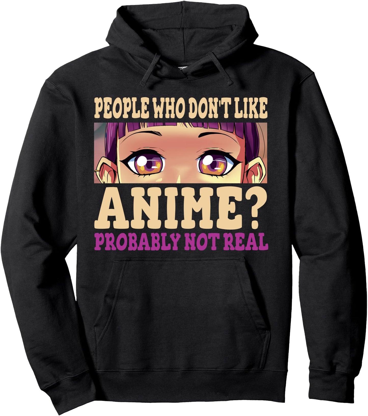 Funny Anime Eye People Who Dont Like Anime Shirt Pullover Hoodie