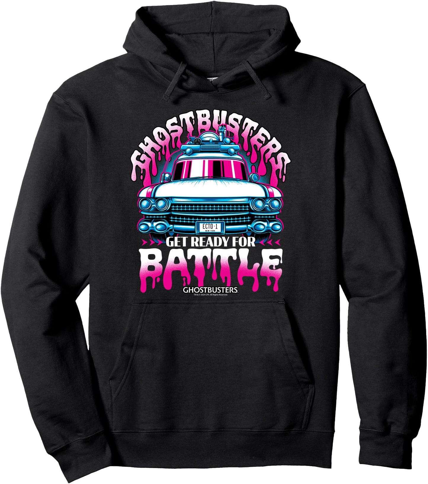 Ghostbusters Frozen Empire - Ectomobile Get Ready For Battle Pullover Hoodie