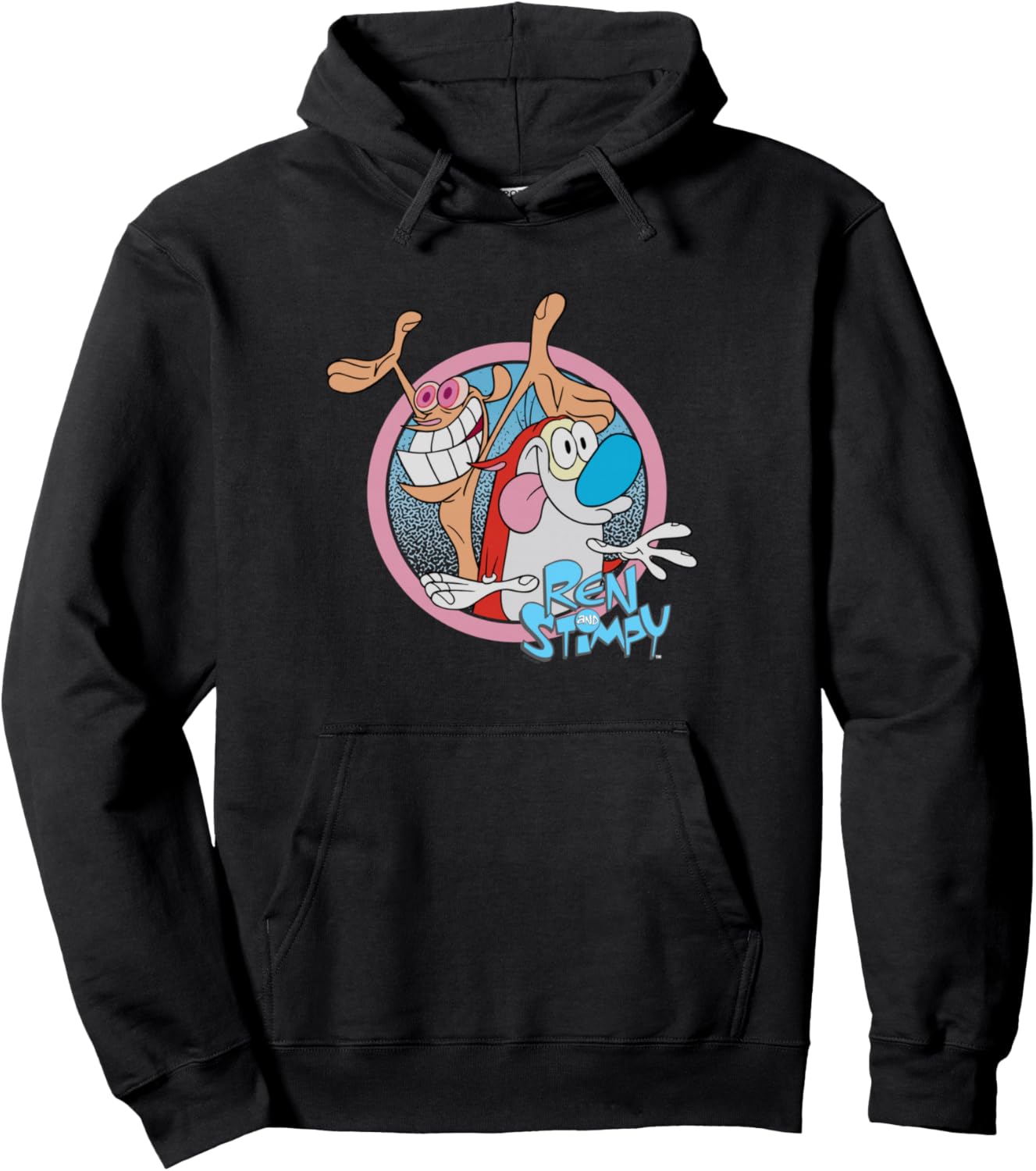 Ren and Stimpy - Circle Logo Pullover Hoodie