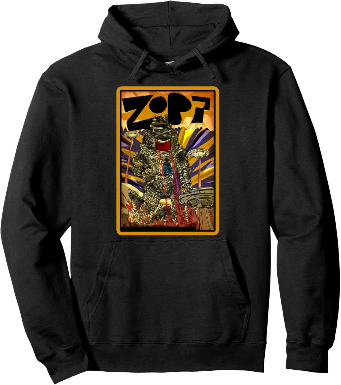 Anime Japanese War Robot Space & Science Pullover Hoodie