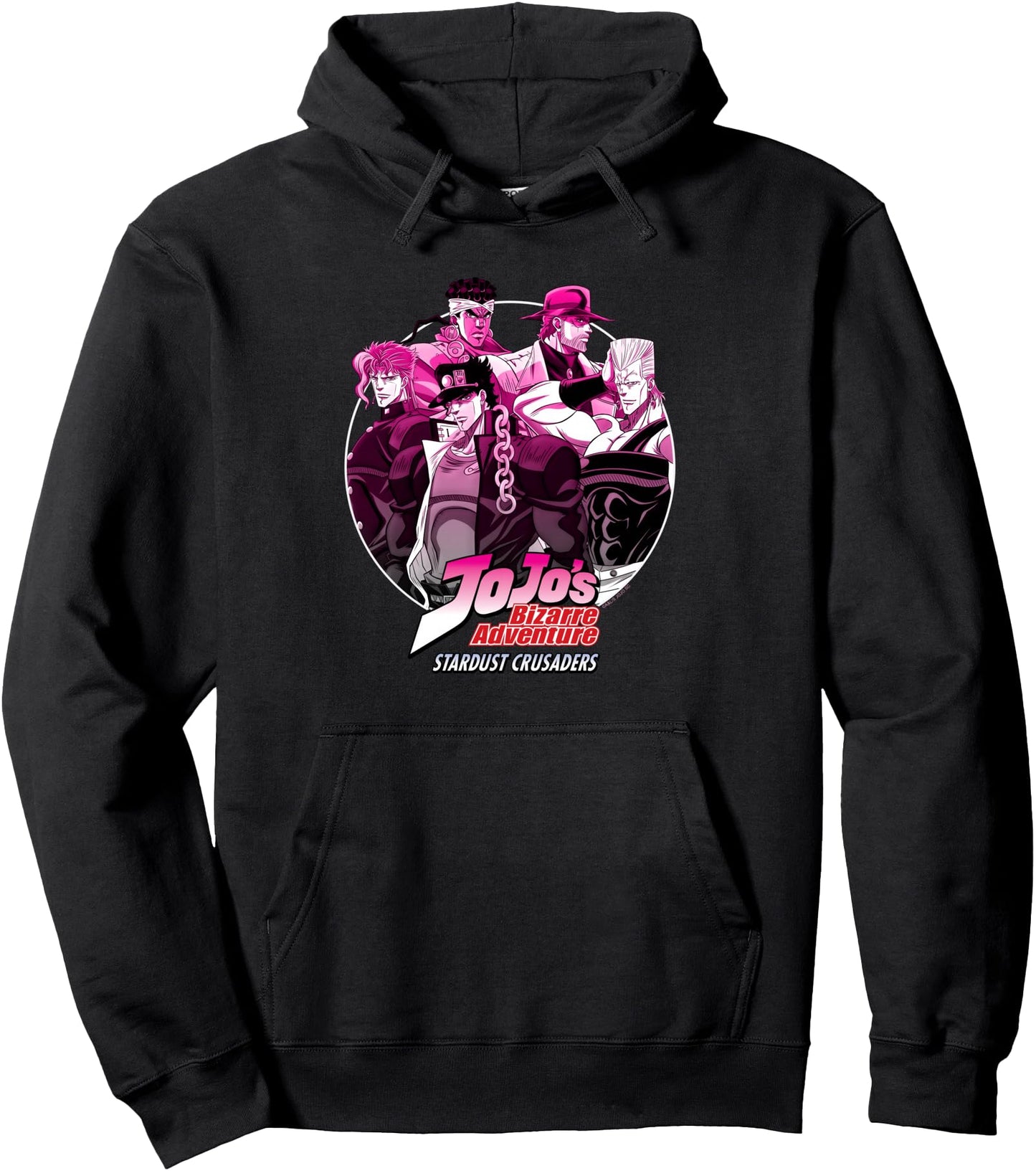 JoJo's Bizarre Adventure Stardust Crusaders Group Anime Pullover Hoodie