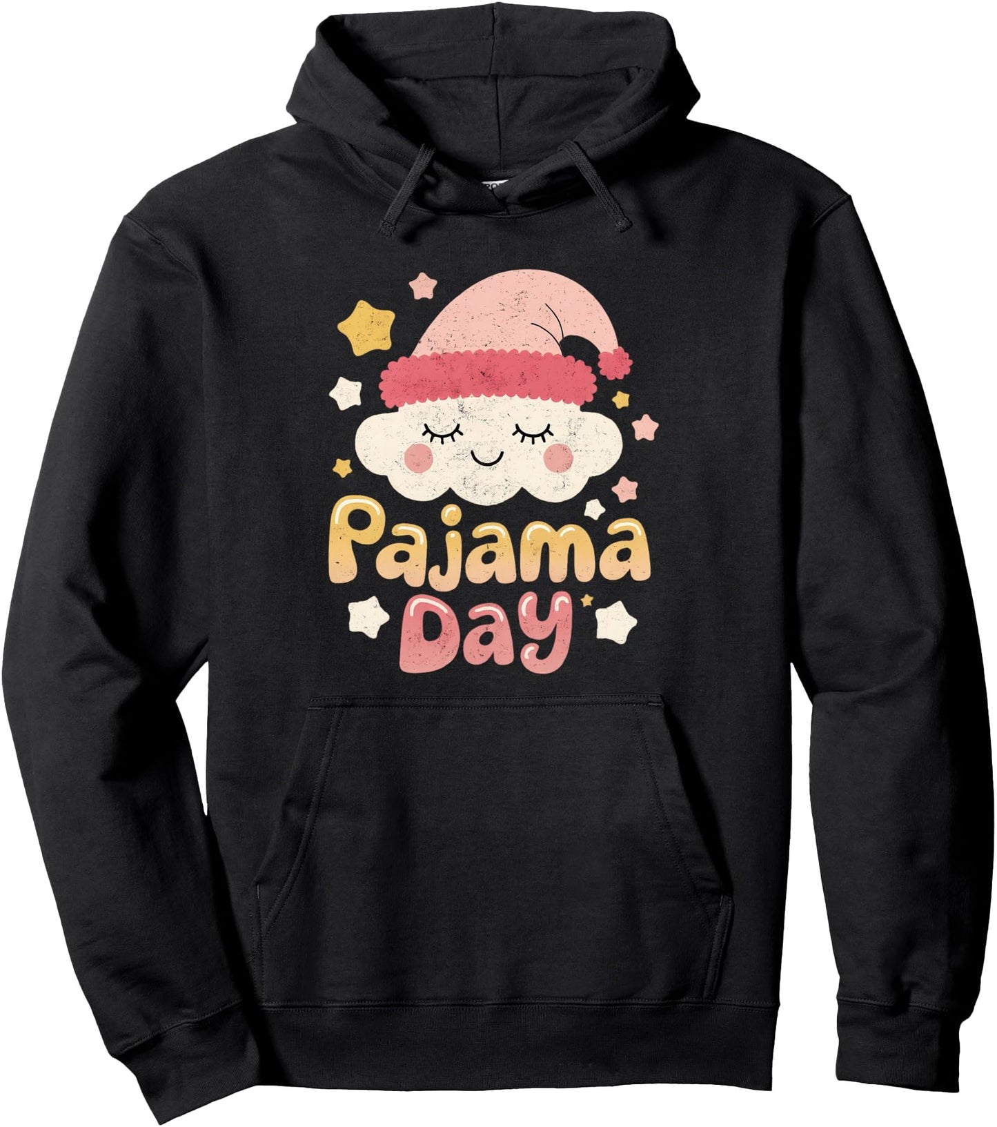 Pajama Day School Spirit Week Fun Cloud Teacher Student Cute Pullover Hoodie