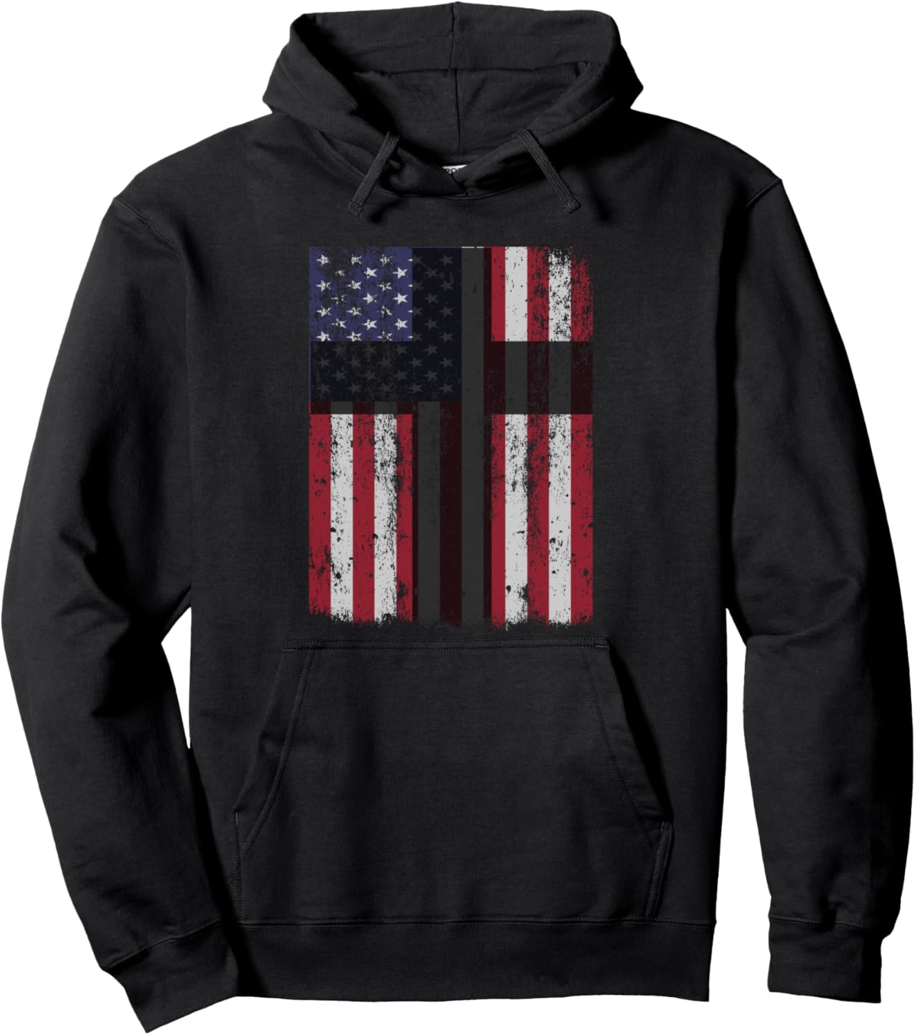 American Flag Hoodie Patriotic USA Christian Cross Hoodie Pullover Hoodie