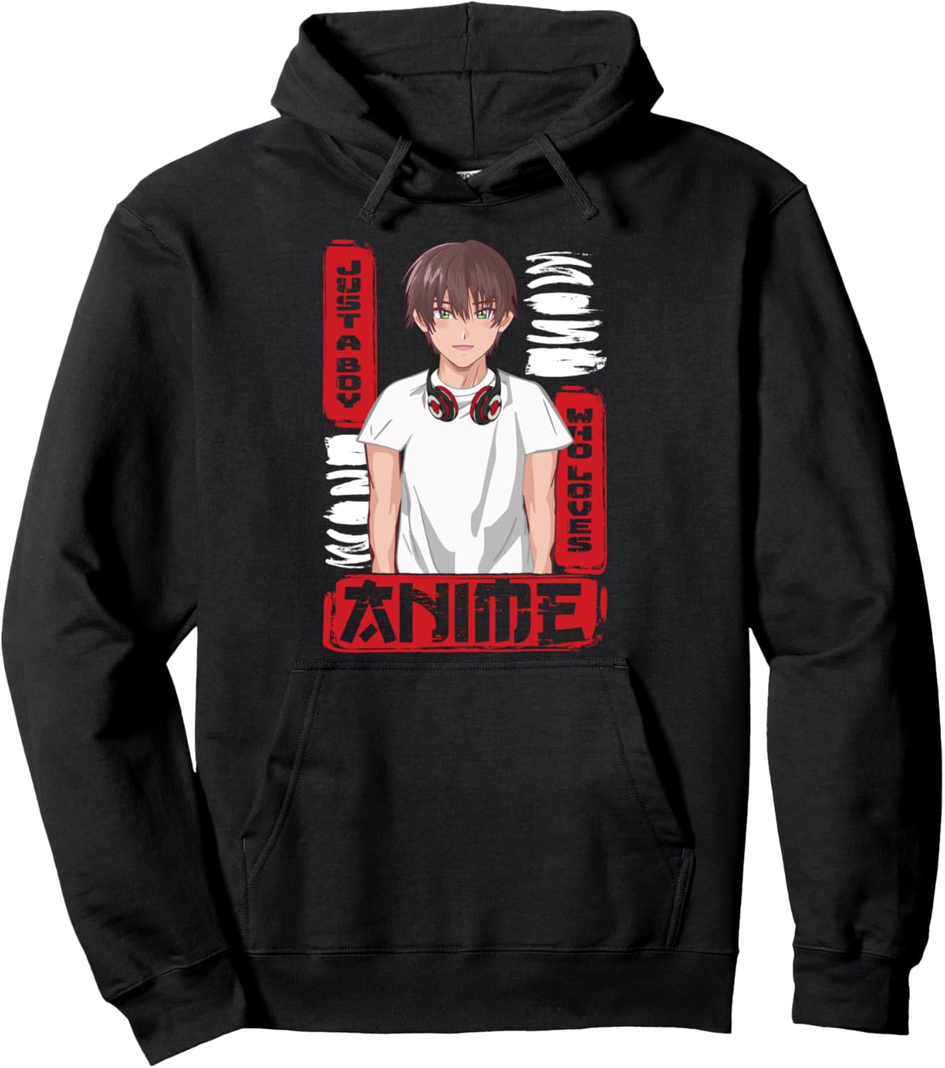 Kawaii Anime Merch Gift - Classic Otaku Japanese Anime Pullover Hoodie