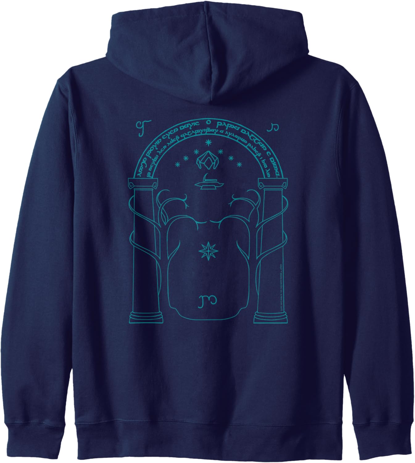 The Lord of the Rings Doors of Durin Zip Hoodie