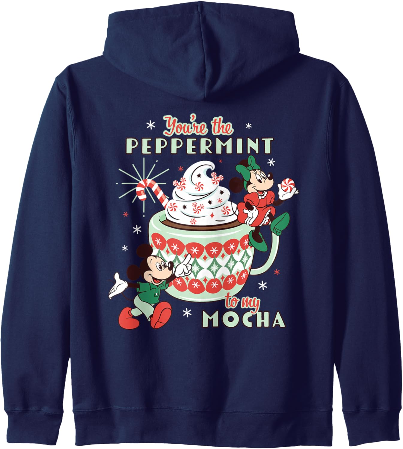 Disney Mickey & Minnie The Peppermint to My Mocha Holiday Zip Hoodie