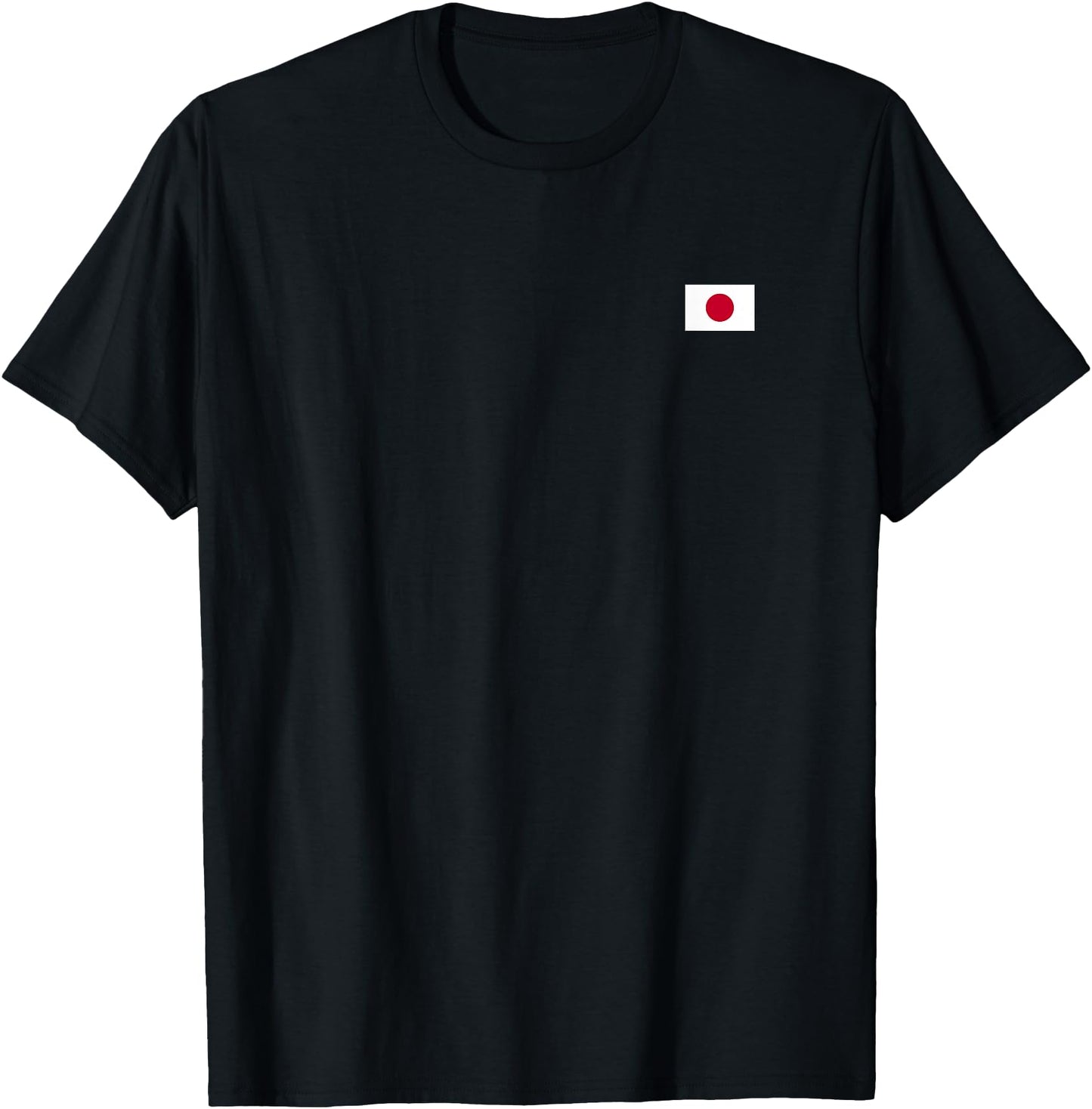 Japan T-Shirt Women Men Left Chest Japanese Flag