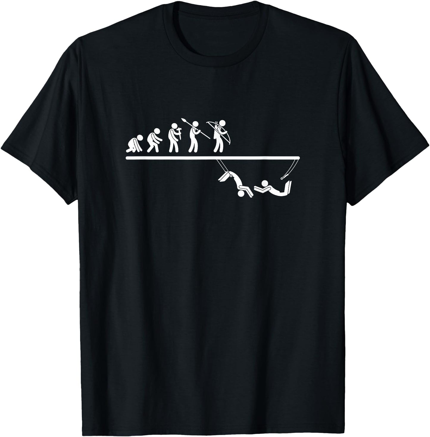 Trapeze Artist Evolution Men Women Circus Funny Trapeze