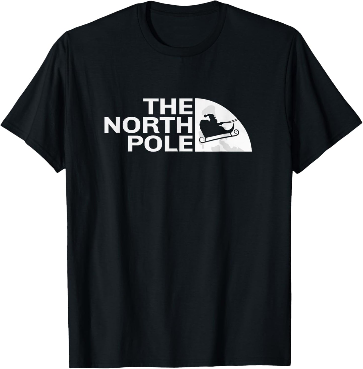 The North Pole. Christmas Jumper, Santa Sleighs by Moon Xmas