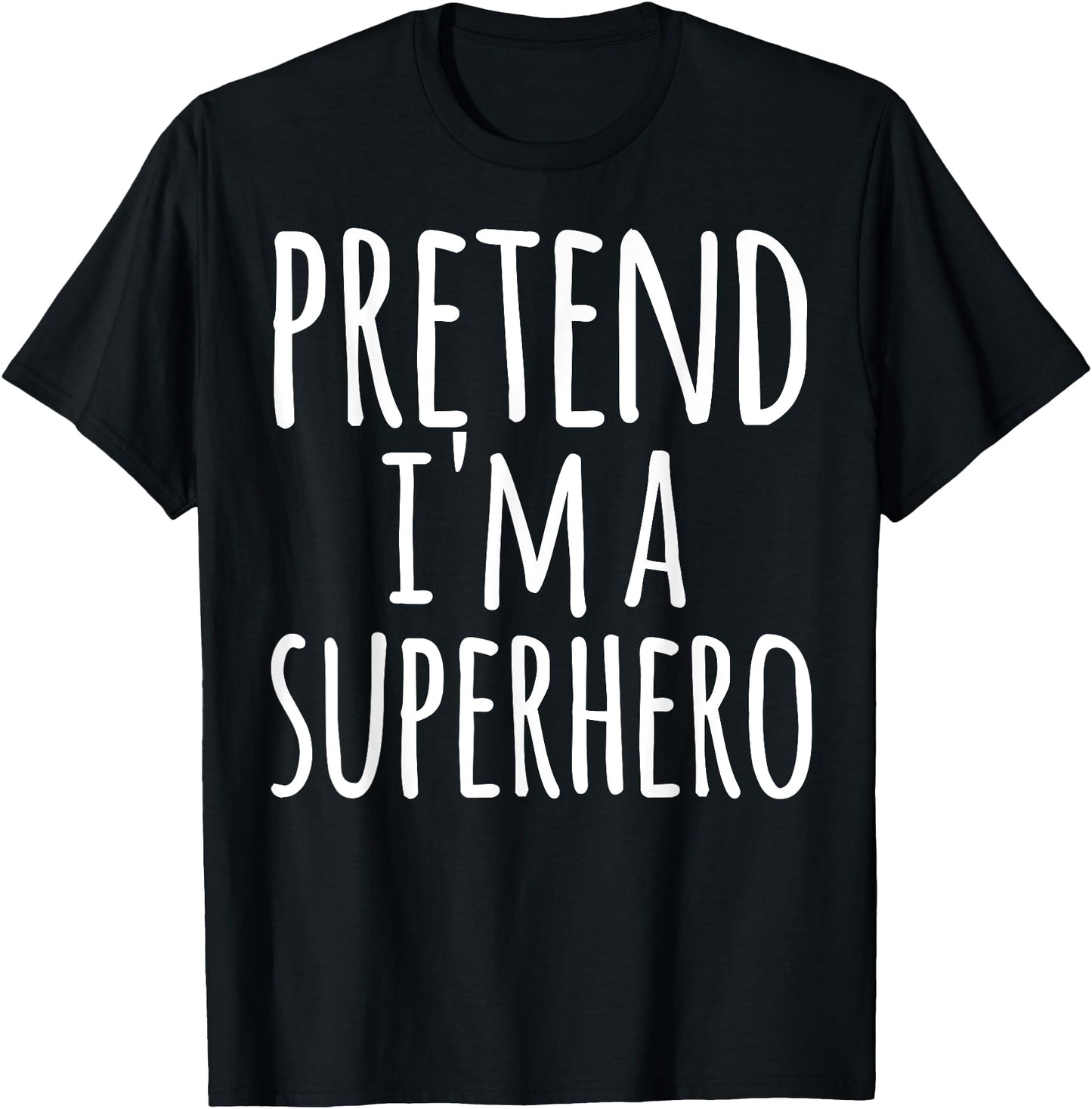 Funny Easy Lazy Halloween PRETEND I'M A SUPERHERO Costume