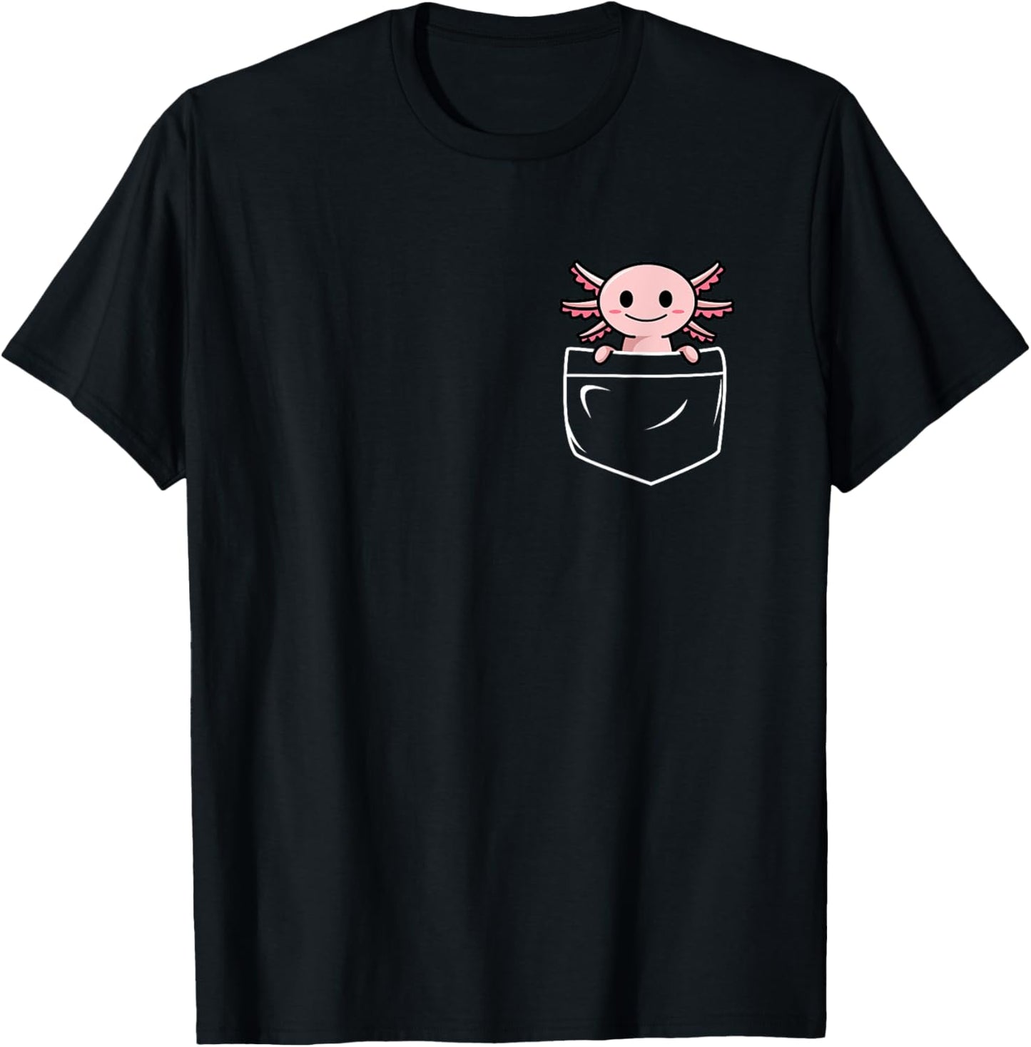 Axolotl in Pocket Kawaii Cute Anime Pet Axolotl Lover Gift
