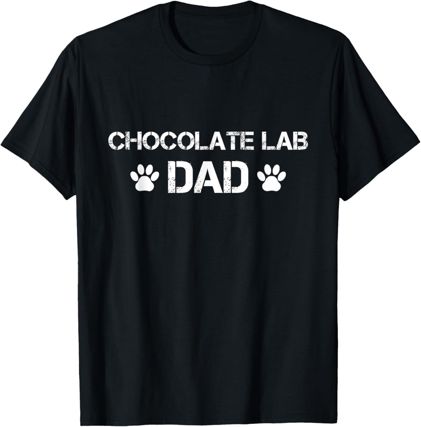 Chocolate Lab Dad Chocolate Lab Dog T-Shirt