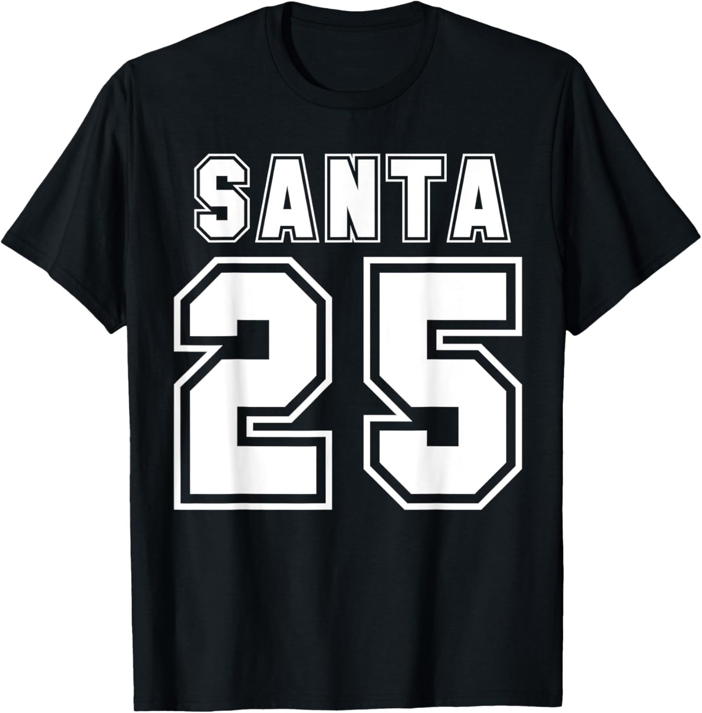 Santa Claus College Football Jersey Christmas Xmas Shirt
