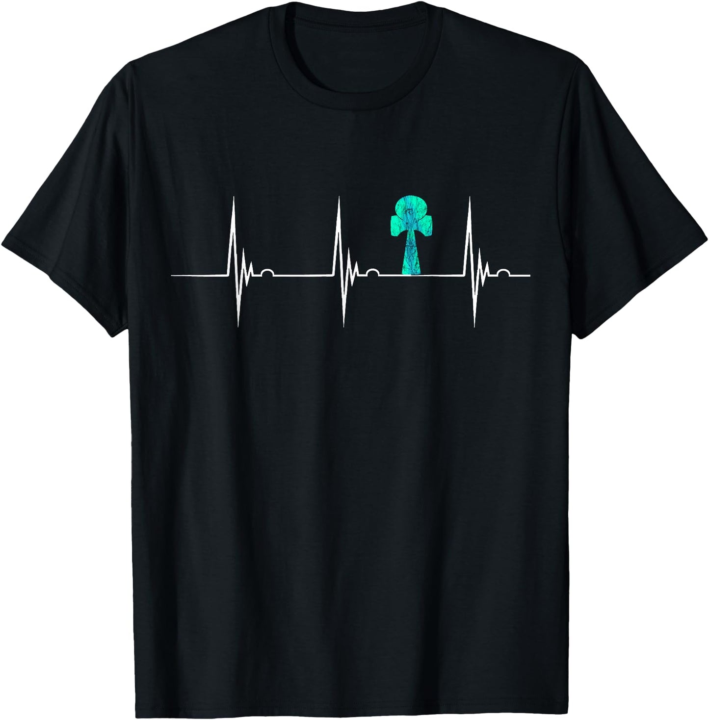 Kendama Player Heartbeat ECG Pulse Japanese Sports Game