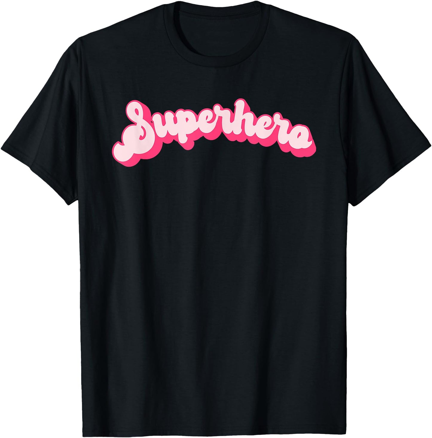 Superhero - Cute Pink Vintage Retro Halloween Super Hero