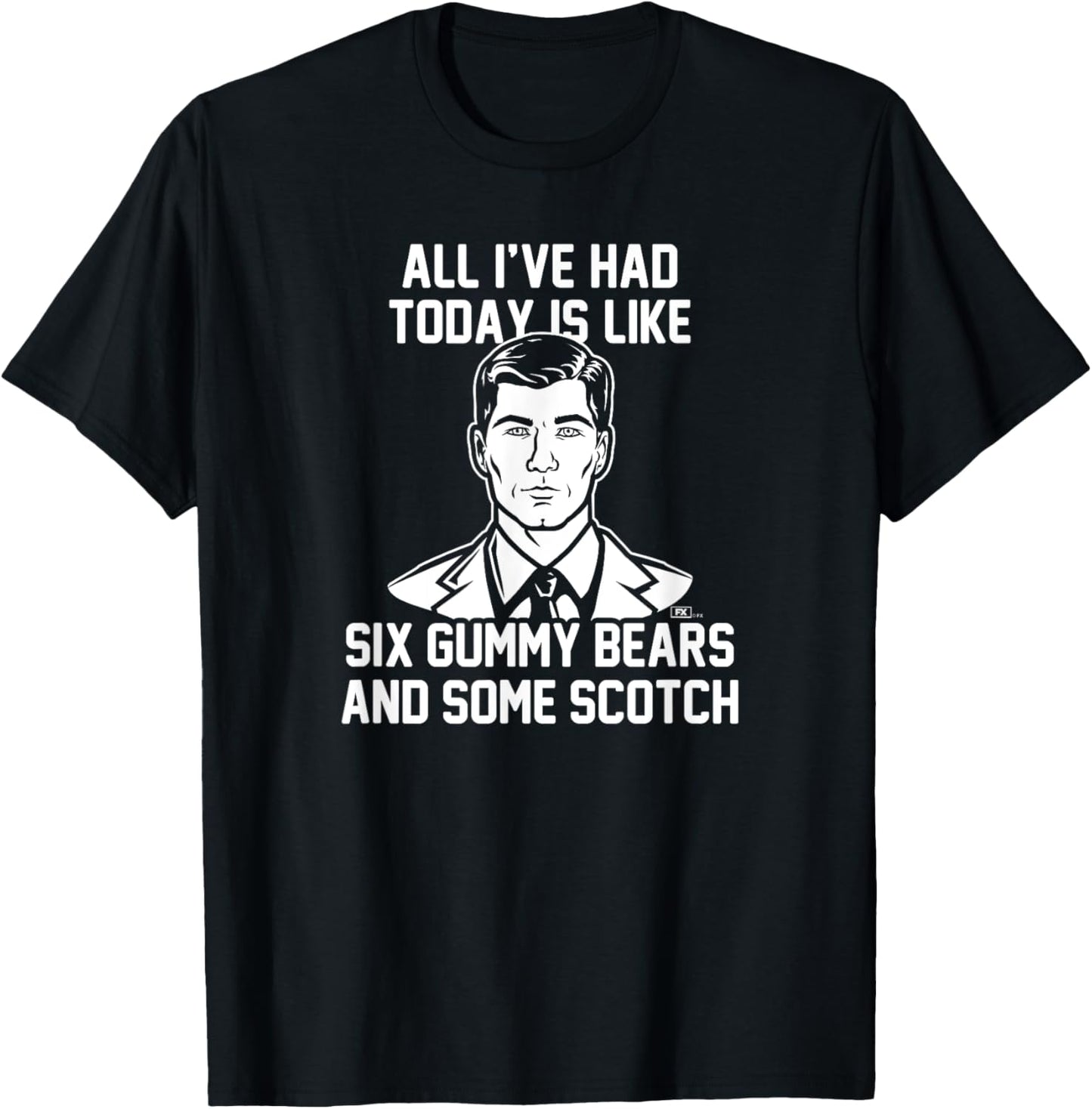 Archer Six Gummy Bears and Scotch Funny Cartoon