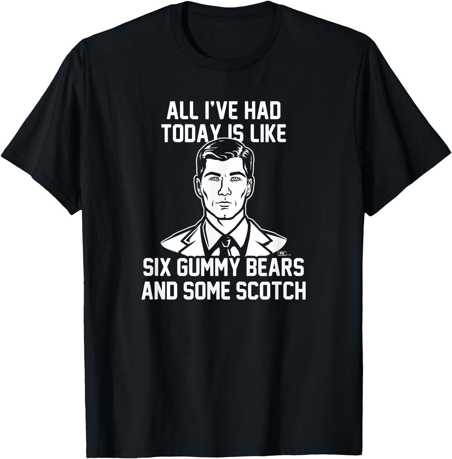 Archer Six Gummy Bears and Scotch Funny Cartoon