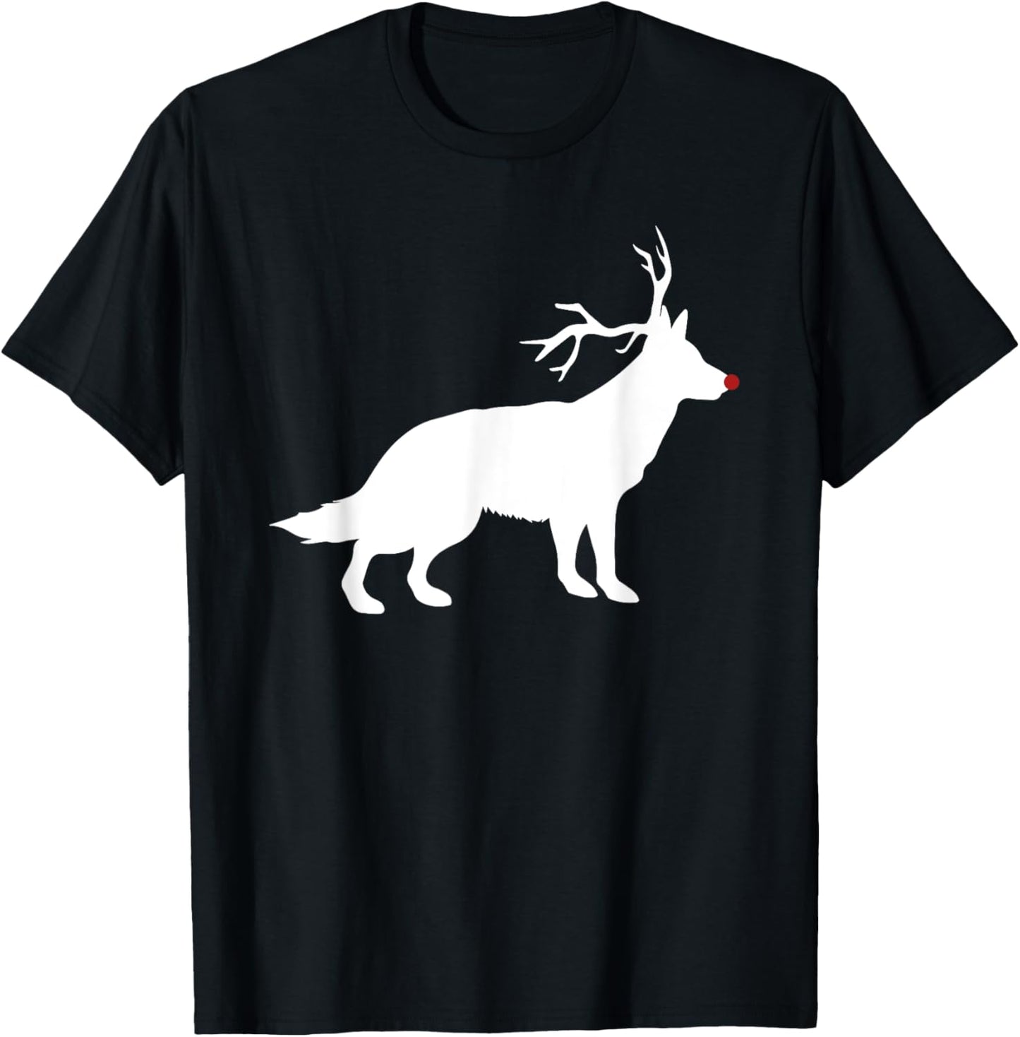 Funny German Shepherd Dog Christmas Reindeer Antlers Xmas