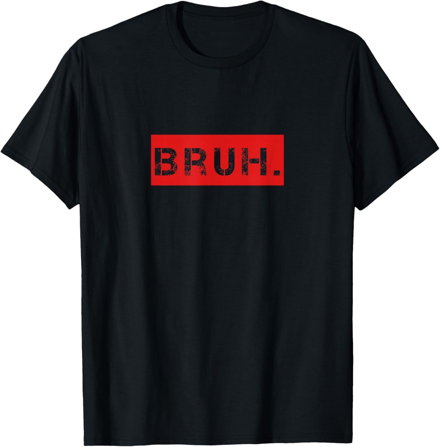 Bruh Meme Funny Saying Brother Greeting Teens Boys Men Short Sleeve