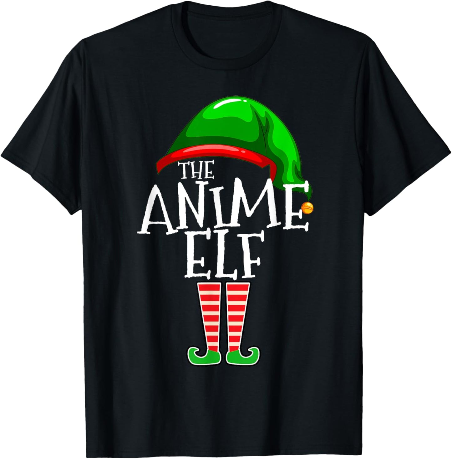 Anime Elf Group Matching Family Christmas Gift Holiday Set T-Shirt
