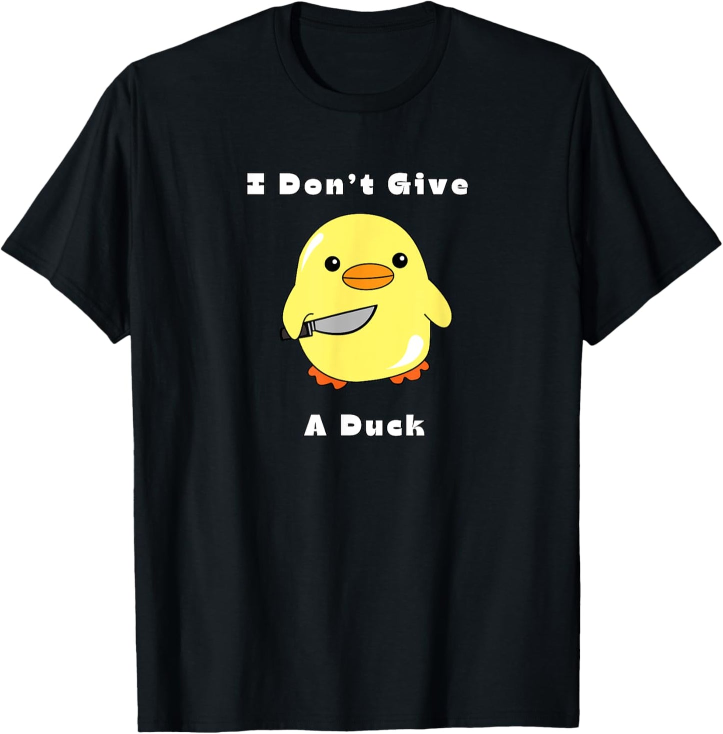 I Don't Give A Duck Cut Funny Humor Design Kawaii Chibi Cute