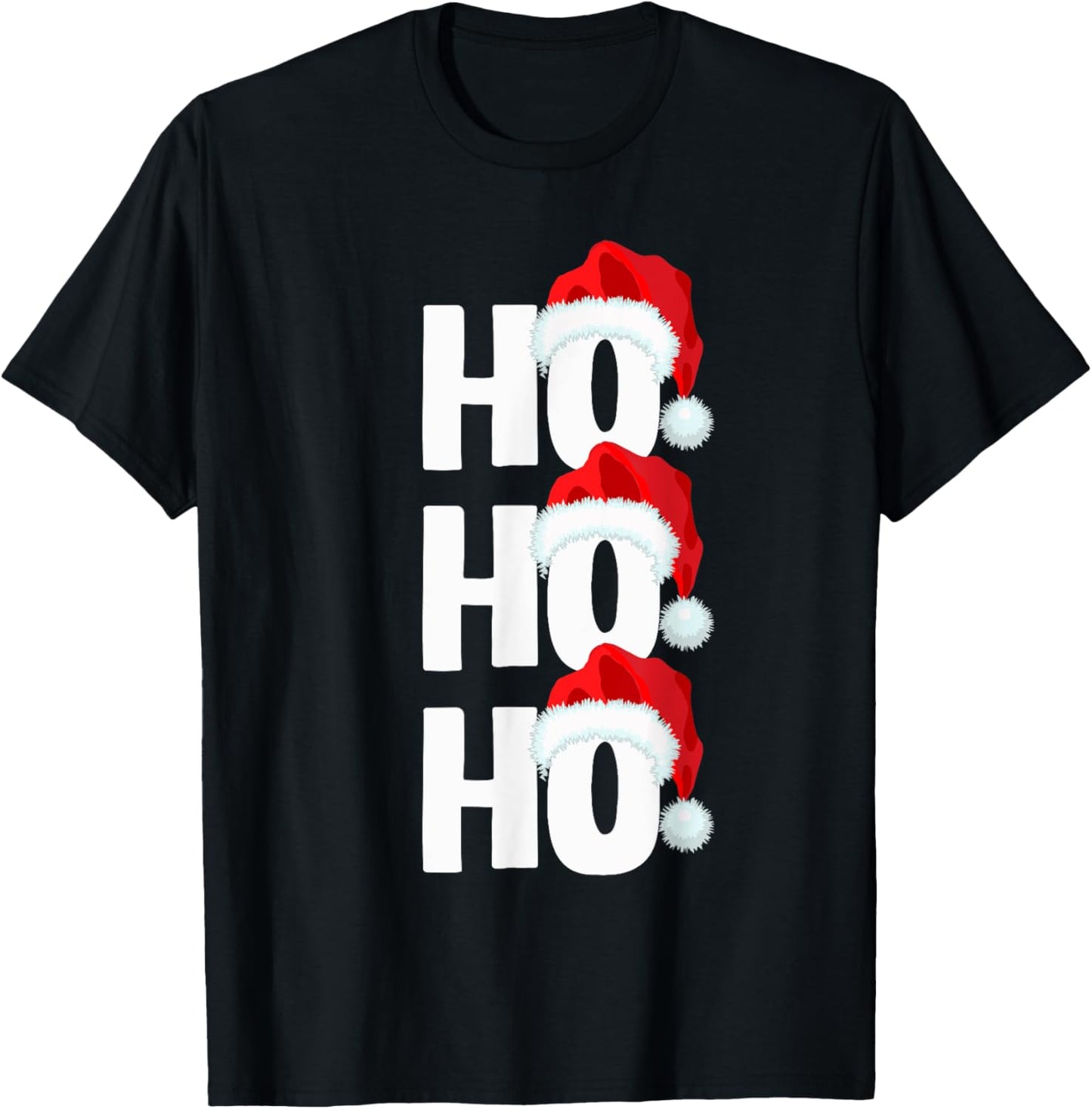 Ho Ho Ho Santa Hat Merry Christmas Holiday Xmas