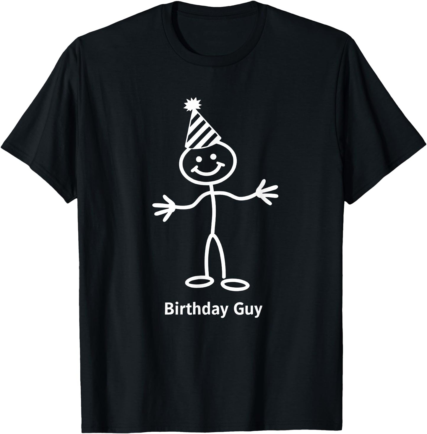 Birthday Guy Fun Stick Figure Party Hat