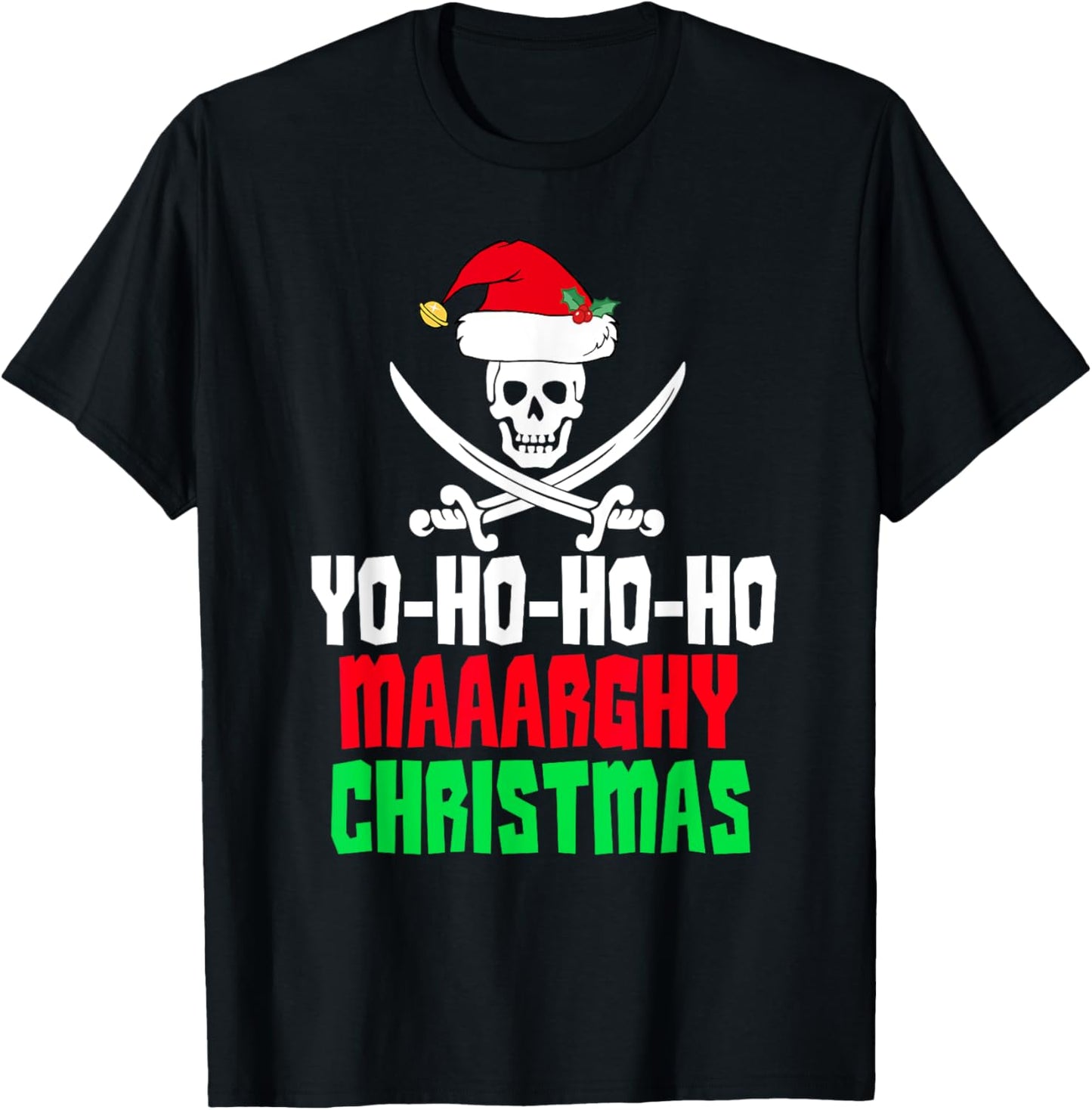 Funny Pirate Christmas Yo Ho Ho Ho Xmas Humor