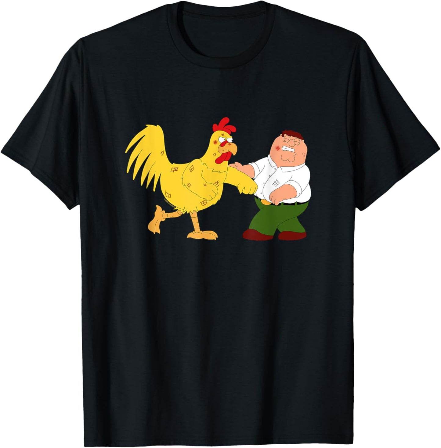 Family Guy Peter & The Giant Chicken Fighting Funny Cartoon