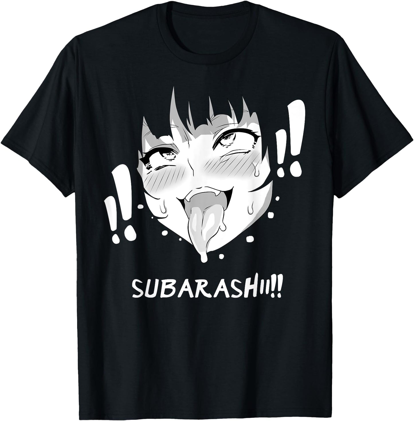 Ahegao Face Shirt Anime Manga Hentai Girl Subarashii Apparel