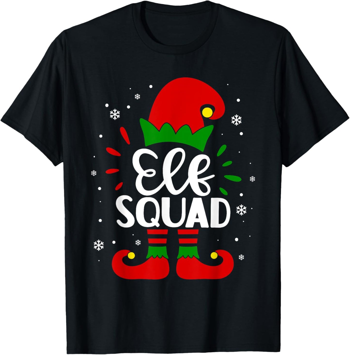 Elf Squad Funny Elf Family Christmas Matching Pajamas Xmas